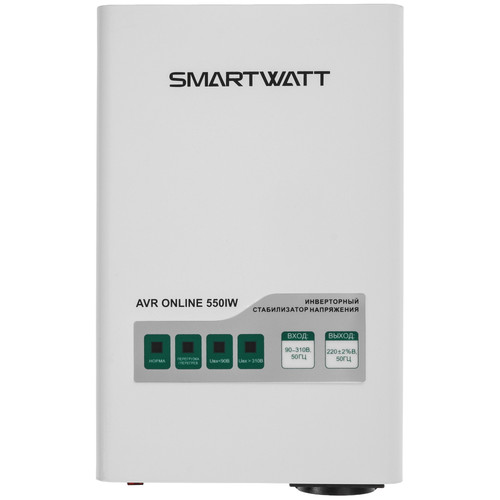 Купить Стабилизатор напряжения SMARTWATT AVR ONLINE 550IW  5663852. Характеристики, отзывы и цены в Донецке
