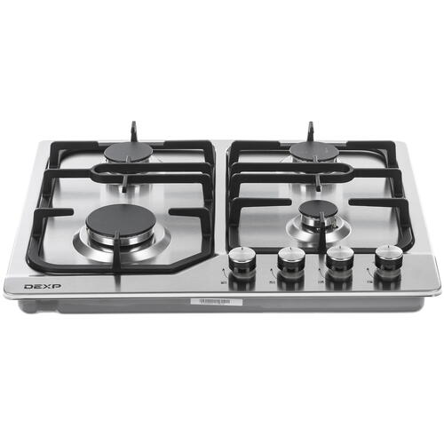 Купить Газовая варочная поверхность DEXP 12M4GT SS  4714670. Характеристики, отзывы и цены в Донецке