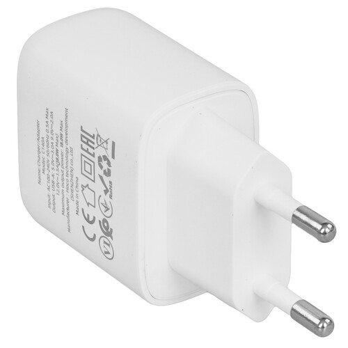 Купить Сетевое зарядное устройство Hoco C140A белый  5609286. Характеристики, отзывы и цены в Донецке
