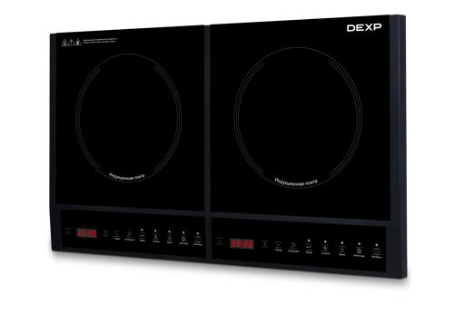 Купить Плита компактная электрическая DEXP INC-3600 черный  5408697. Характеристики, отзывы и цены в Донецке