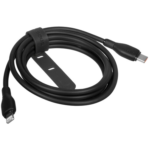 Купить Кабель круглый Baseus Lightning 8-pin - USB Type-C черный 1.2 м  9260746. Характеристики, отзывы и цены в Донецке