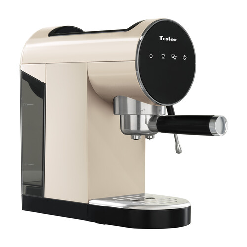 Купить Кофеварка рожковая Tesler ECM-260 BEIGE бежевый  9130745. Характеристики, отзывы и цены в Донецке