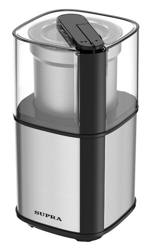 Купить Кофемолка электрическая SUPRA CGS-320 серебристый  9052741. Характеристики, отзывы и цены в Донецке