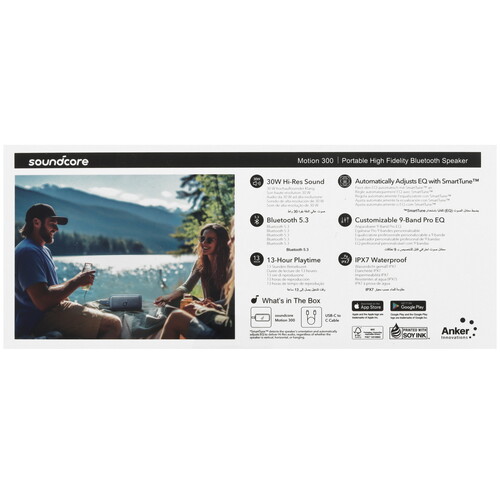Купить Портативная колонка Anker Soundcore Motion 300, голубой  5458948. Характеристики, отзывы и цены в Донецке