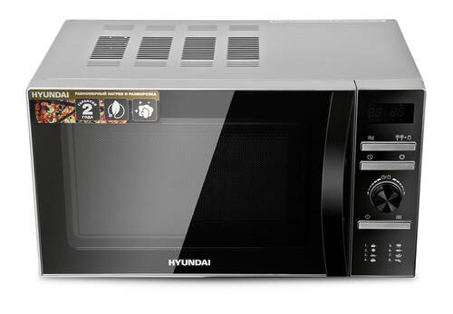 Купить Микроволновая печь Hyundai HYM-D3026 серебристый  5336086. Характеристики, отзывы и цены в Донецке
