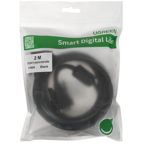 Купить Кабель  Ugreen DVI-D - DVI-D, 2 м  4714386. Характеристики, отзывы и цены в Донецке