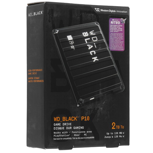 Купить 2 ТБ Внешний HDD WD P10 Game Drive  5616414. Характеристики, отзывы и цены в Донецке
