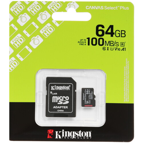 Купить Карта памяти Kingston microSDXC 64 ГБ [SDCS3/64GB]  5634453. Характеристики, отзывы и цены в Донецке