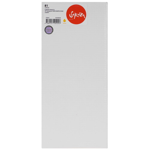 Купить Картридж Sakura C4933A (№81 Yellow) желтый  9159323. Характеристики, отзывы и цены в Донецке