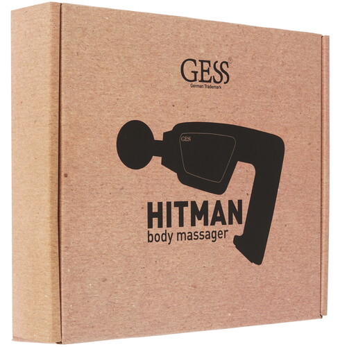 Купить Массажный пистолет Gess Hitman фиолетовый, черный  9220191. Характеристики, отзывы и цены в Донецке