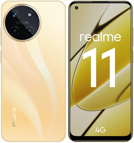 Купить 6.4" Смартфон realme 11 128 ГБ золотистый  5431747. Характеристики, отзывы и цены в Донецке
