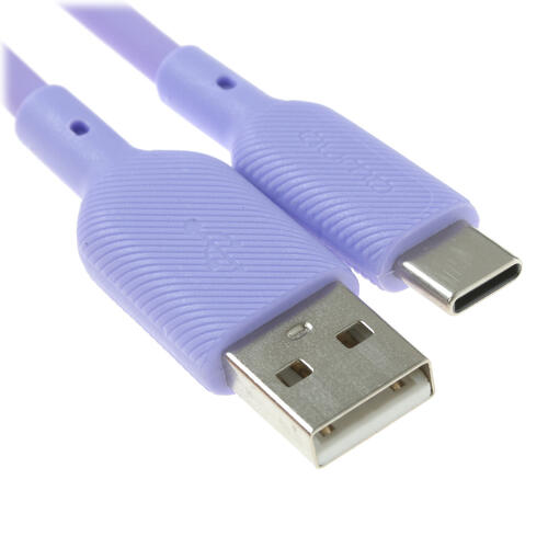 Купить Кабель круглый QUMO USB Type-C - USB 2.0 Type-A фиолетовый 1 м  4850192. Характеристики, отзывы и цены в Донецке