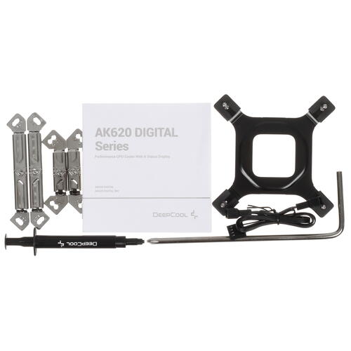 Купить Кулер для процессора DEEPCOOL AK620 DIGITAL WH  5429638. Характеристики, отзывы и цены в Донецке