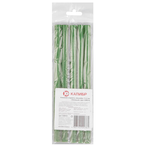 Купить Стержни клеевые Калибр 120814 зеленый  9197758. Характеристики, отзывы и цены в Донецке