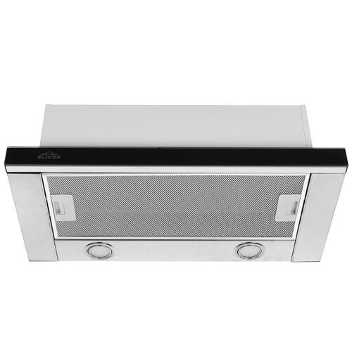 Купить Вытяжка телескопическая Elikor Интегра Glass 60Н-400-В2Д серебристый/черный  1183423. Характеристики, отзывы и цены в Донецке