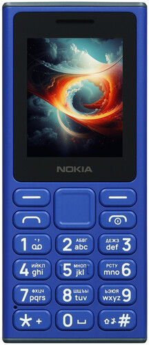 Купить Сотовый телефон Nokia 108 DS (2024) голубой  5614950. Характеристики, отзывы и цены в Донецке
