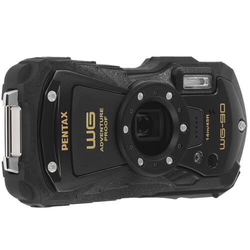 Купить Компактный фотоаппарат PENTAX WG-90 черный  9157357. Характеристики, отзывы и цены в Донецке