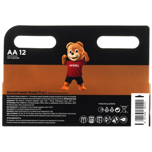 Купить Батарейка Opticell Basic AA (LR6/ER14505/FR6/R6P)  5447129. Характеристики, отзывы и цены в Донецке