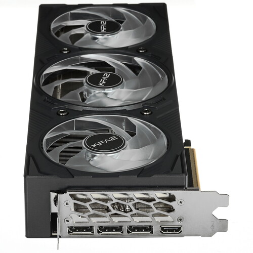 Купить Видеокарта KFA2 GeForce RTX 5070 ROCK(X) OC 3FAN RGB Black  5621523. Характеристики, отзывы и цены в Донецке