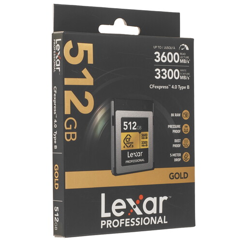 Купить Карта памяти Lexar CFexpress microSDXC 512 ГБ [LCXEXP4512G-RNENG]  9262235. Характеристики, отзывы и цены в Донецке