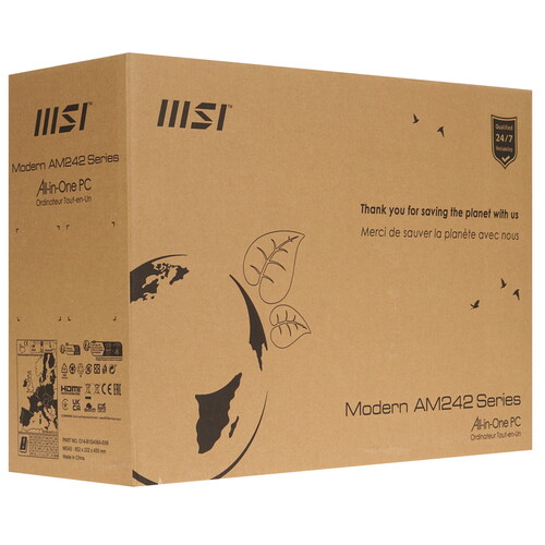 Купить 23.8" Моноблок MSI Modern AM242P 1M-1030XRU  5489318. Характеристики, отзывы и цены в Донецке