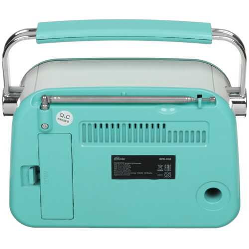 Купить Радиоприемник Ritmix RPR-045 бирюзовый  9282249. Характеристики, отзывы и цены в Донецке