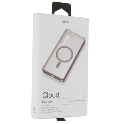 Купить Накладка  uBear Cloud Mag Case для Samsung Galaxy S25 Ultra серый/прозрачный  5617321. Характеристики, отзывы и цены в Донецке