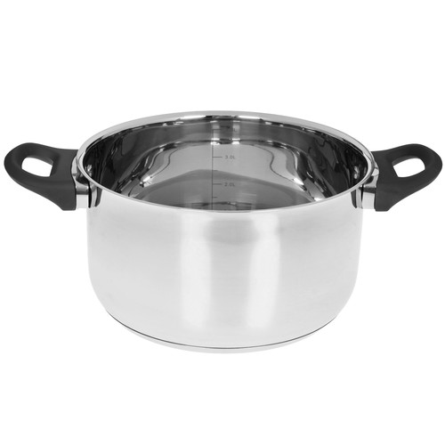Купить Кастрюля Appetite Polly HU14463 4.6 л 22 см серый  9294708. Характеристики, отзывы и цены в Донецке