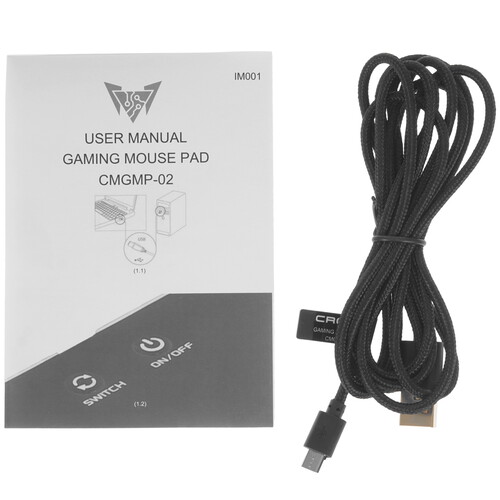 Купить Коврик Crown CMGMP-02  черный  9229266. Характеристики, отзывы и цены в Донецке