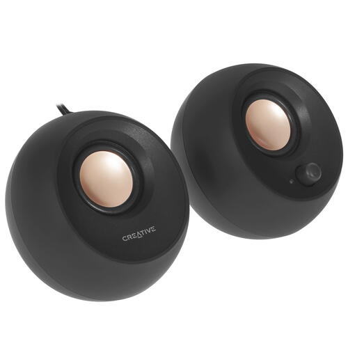 Купить Колонки Creative PEBBLE V3 черный  4837272. Характеристики, отзывы и цены в Донецке
