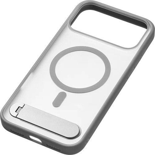 Купить Накладка  uBear Stand 360 Mag Case для Apple iPhone 17 Pro Max серый/прозрачный  5639970. Характеристики, отзывы и цены в Донецке
