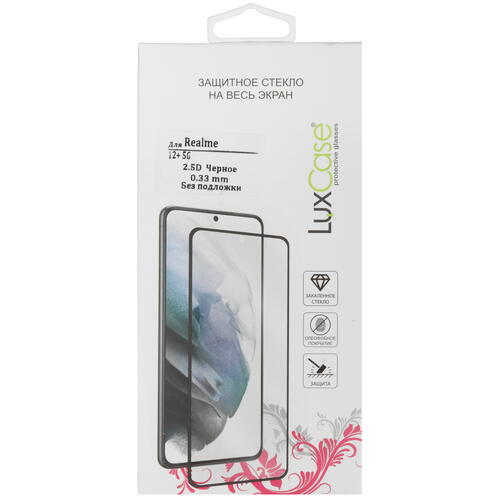 Купить Защитное стекло LuxCase для экрана realme 12+ 5G  5459763. Характеристики, отзывы и цены в Донецке