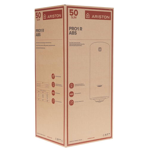 Купить Водонагреватель электрический Ariston PRO1 R INOX ABS 50 V SLIM 2K  5369950. Характеристики, отзывы и цены в Донецке