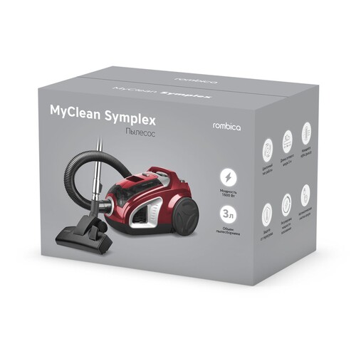 Купить Пылесос Rombica MyClean Symplex красный  9136142. Характеристики, отзывы и цены в Донецке