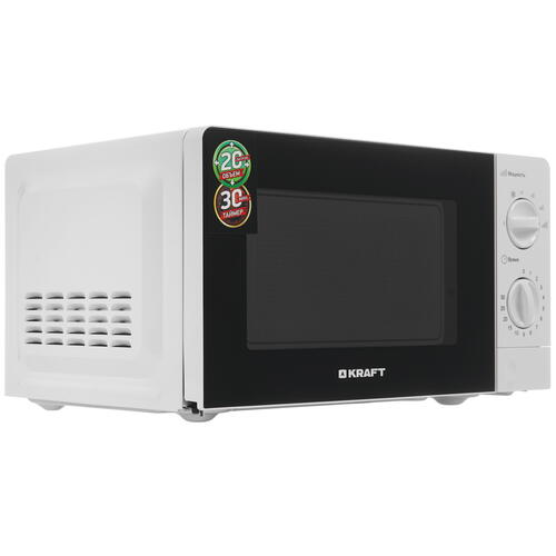 Купить Микроволновая печь KRAFT KF20MW7W-101M белый  8138461. Характеристики, отзывы и цены в Донецке