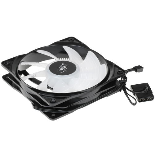 Купить Вентилятор DEEPCOOL RF120W [DP-FLED-RF120-WH]  1352803. Характеристики, отзывы и цены в Донецке