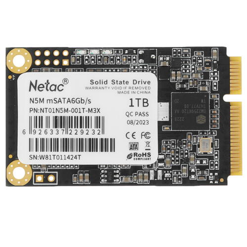 Купить 1000 ГБ MSATA накопитель Netac N5M [NT01N5M-001T-M3X]  9906951. Характеристики, отзывы и цены в Донецке