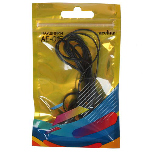 Купить Проводные наушники Aceline AE-015 черный  0816791. Характеристики, отзывы и цены в Донецке