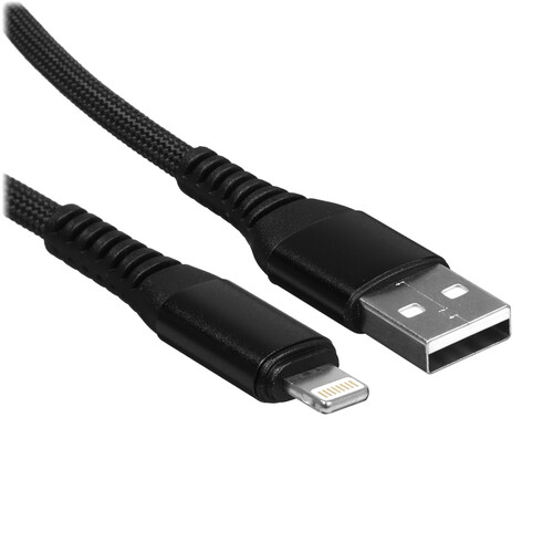 Купить Кабель круглый Leef Lightning 8-pin - USB 2.0 Type-A черный 1 м  5608602. Характеристики, отзывы и цены в Донецке