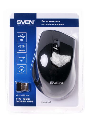 Купить Мышь беспроводная SVEN RX-325  1031999. Характеристики, отзывы и цены в Донецке
