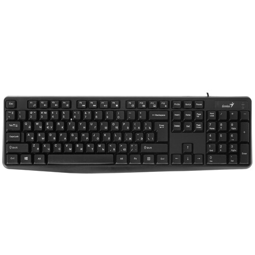 Купить Клавиатура+мышь  проводная  Genius КМ-170 черный  5035350. Характеристики, отзывы и цены в Донецке