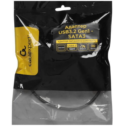 Купить Внешний адаптер для накопителя Cablexpert A-USB3-SATA3-3.5  5623320. Характеристики, отзывы и цены в Донецке