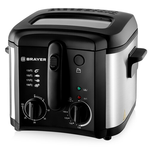 Купить Фритюрница Brayer BR2833 черный  9019753. Характеристики, отзывы и цены в Донецке