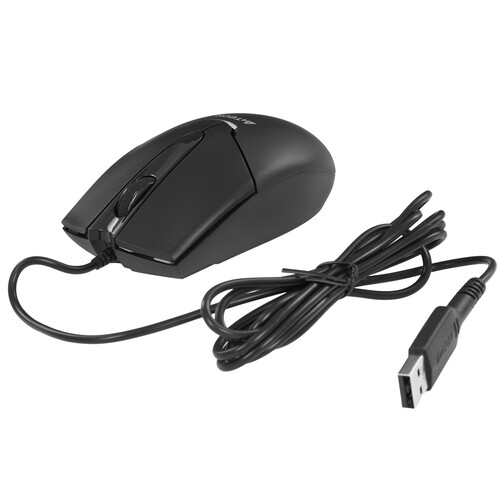 Купить Мышь проводная A4Tech OP-550NU  черный  1032242. Характеристики, отзывы и цены в Донецке