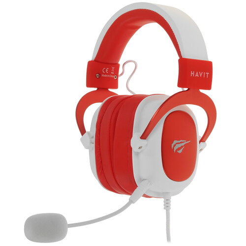 Купить Проводные наушники Havit H2002d красный 2021  9271132. Характеристики, отзывы и цены в Донецке