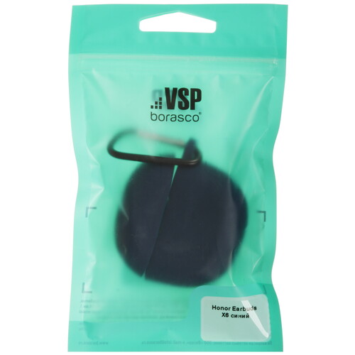 Купить Чехол Borasco для Honor Earbuds X6, синий  5603096. Характеристики, отзывы и цены в Донецке