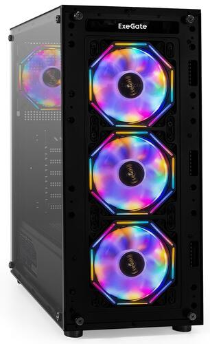 Купить Корпус ExeGate i3 BASE-EVO800 [EX296079RUS] черный  9101583. Характеристики, отзывы и цены в Донецке