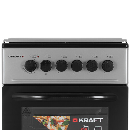 Купить Газовая плита Kraft KF-FSK5302ES серый  9130790. Характеристики, отзывы и цены в Донецке