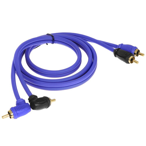 Купить Кабель   Kicx RCA x2 - RCA x2 синий  9103134. Характеристики, отзывы и цены в Донецке
