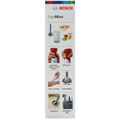 Купить Блендер погружной Bosch MSM64110 белый  5079346. Характеристики, отзывы и цены в Донецке